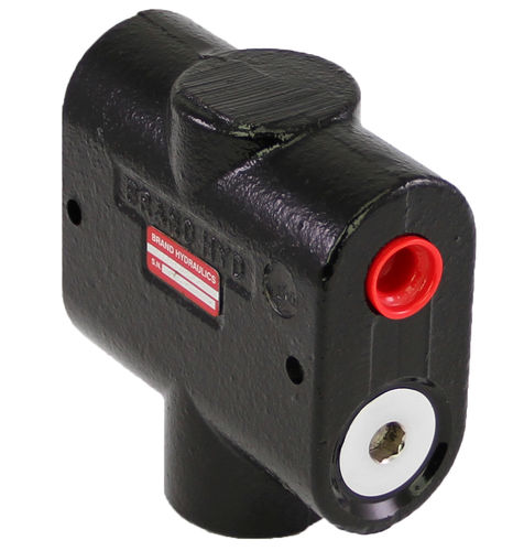 Hydraulischer Stromteiler - B series - BRAND HYDRAULICS - mit fester Priorität / Gusseisen