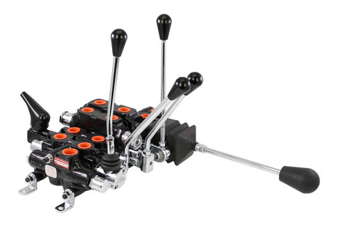 Hydraulik-Wegeventil / Schieber - 34 series - BRAND HYDRAULICS - mit manueller Bedienung / 3-Wege / modular