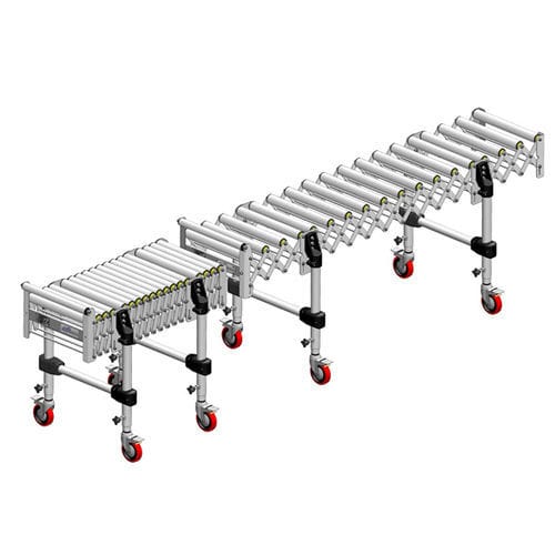 Rollenförderer - TERD-50 series - FERGACOM CONVEYOR S.L. - Schnecken / schräg / gebogen