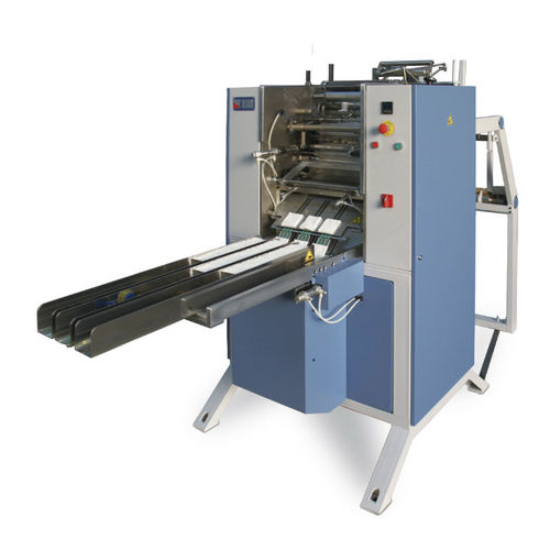 Gewebefaltmaschine - SN-3V - RIUS-COMATEX - elektrisch / automatisch / Schneid