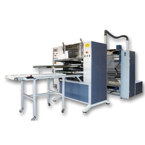 Gewebefaltmaschine - SN-2V-1V-FCG - RIUS-COMATEX - automatisch / Schneid / mit großen Abmessungen