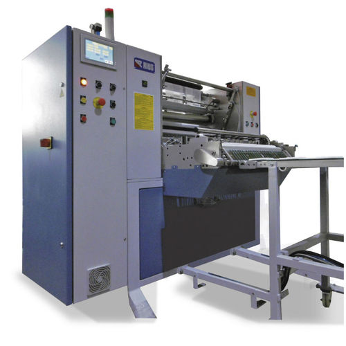 Gewebefaltmaschine - SN-4V-3V-PA - RIUS-COMATEX - automatisch / Schneid