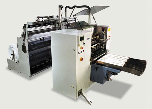 Gewebefaltmaschine - SN-8V-6V - RIUS-COMATEX - automatisch / Schneid