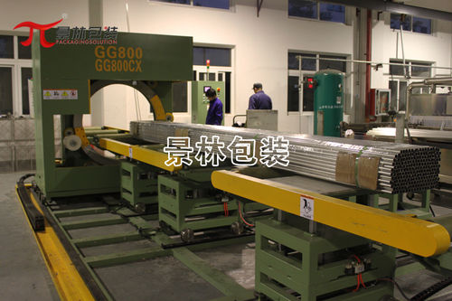Orbital-Stretchwickler - GG800  - Shanghai Jinglin Packaging Machinery Co.,Ltd - automatisch / für Profile / mit Stretchfolie