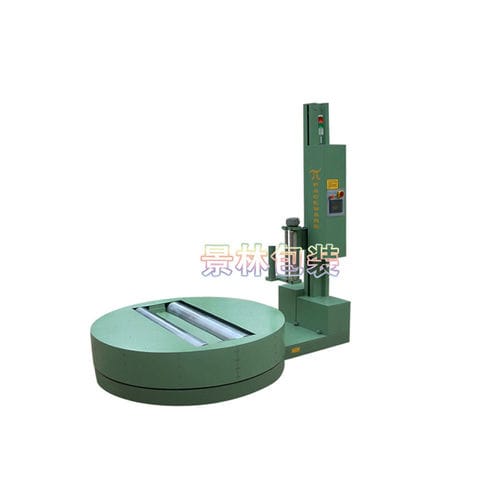 Stretchwickler mit Drehteller - JL2100-R  - Shanghai Jinglin Packaging Machinery Co.,Ltd - automatisch / für zylindrisches Objekt / mit Stretchfolie