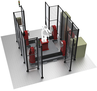 Schweißroboterzelle - TSH O-010B - TDRi Robotics AB