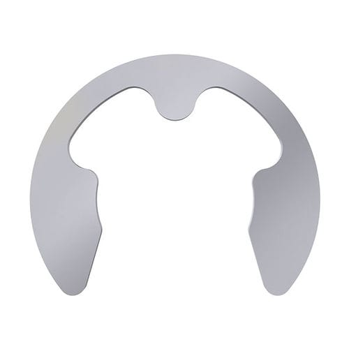 Sprengring mit Außenverbindung - DE series - Rotor Clip Company - Typ E / metrisch