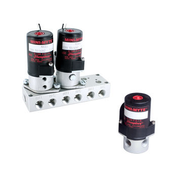 Direktwirkendes Magnetventil - Mini-Myte - Humphrey Products - 3-Wege / 2-Wege / NC