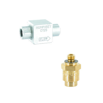 Rückschlagventil - Check Valves - Humphrey Products - Miniatur / Absperr / Messing