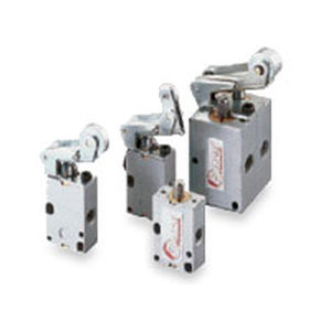 Pneumatik-Wegeventil / mit Klappe - 330 series - Bonesi Pneumatik s.r.l. - Rollen / Kuppenstößel / 3/2-Wege