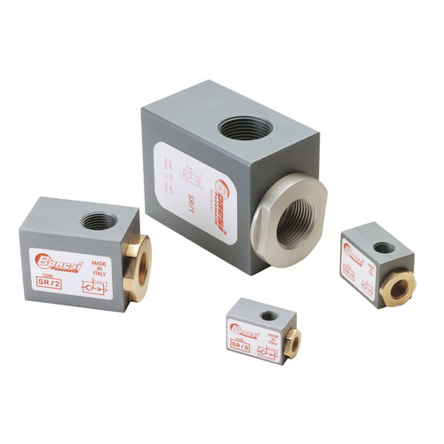 Schnellentlüftungsventil - SR series - Bonesi Pneumatik s.r.l. - Kugel / Durchsatzkontrolle / für Druckluft