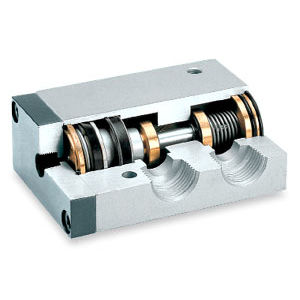 Pneumatik-Wegeventil / mit ausgewuchteter Spule - CETOP series - Bonesi Pneumatik s.r.l. - pneumatisch gesteuert / magnetbetrieben / 5/2-Wege