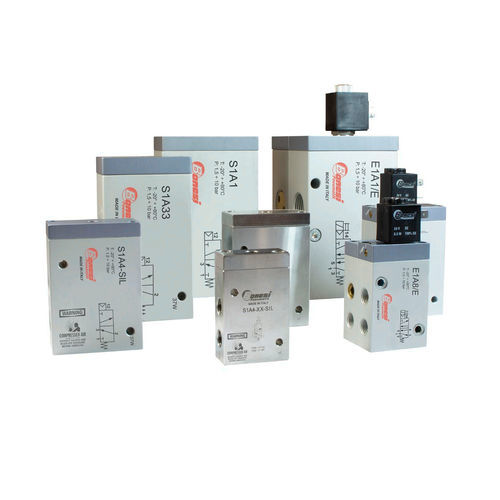 Pneumatik-Wegeventil / mit Klappe - A series - Bonesi Pneumatik s.r.l. - pneumatisch gesteuert / magnetbetrieben / elektropneumatisch