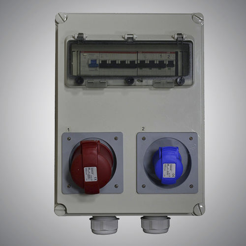 Verteilungs-Elektrogehäuse - JIANGSU JIANLONG ELECTRICAL CO.,LTD - wandmontiert / Metall / mit Steckdosen