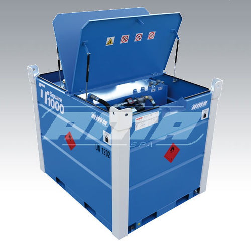 Transportbecken - TT Square 1000 series - AMA S.p.A. - Kraftstoff / Kohlenstoffstahl / ADR