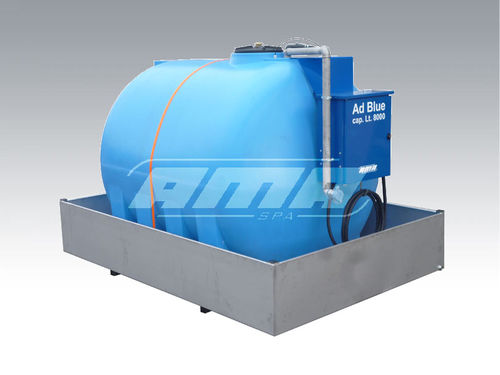 Speicherbehälter - ADO series - AMA S.p.A. - für AdBlue / Polyethylen / horizontal