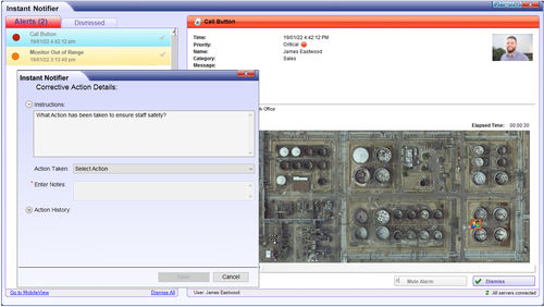 Lizenzmanagement-Software - Instant Notifier  - Extronics Ltd - Betriebsmanagement / Schaltkreis für Videoüberwachungsanlage / für die Personalverwaltung