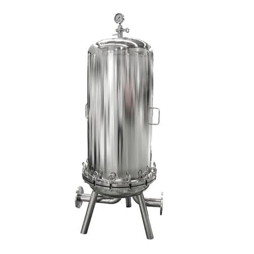 Patronen-Filtergehäuse - LMH series  - Membrane Solutions LLC - für Flüssigkeiten / Edelstahl / sanitär