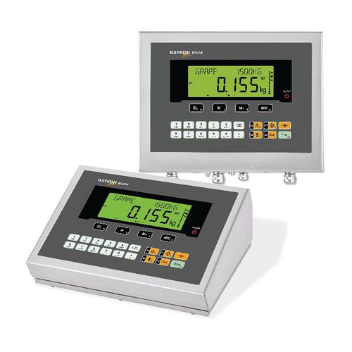Waagenterminal mit LCD-Anzeige - BX24 / BX24D - BAYKON Industrial Weighing Systems - Benchtop / für raue Umgebungen / Edelstahl