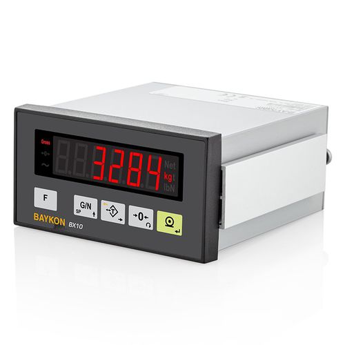 Digitales Waagenterminal - BX10 - BAYKON Industrial Weighing Systems - LED-Display / einbaufähig / Edelstahl