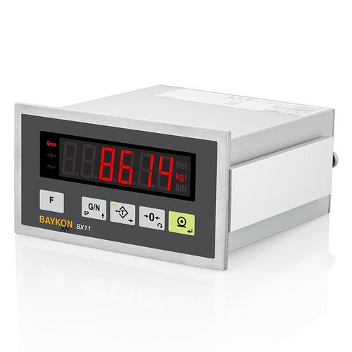 LED-Display-Wägeindikator - BX11 - BAYKON Industrial Weighing Systems - einbaufähig / für raue Umgebungen / Ethernet