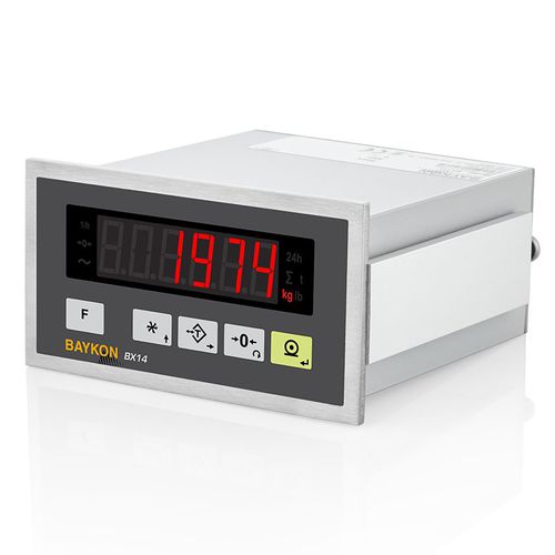 Digitaler Wägeindikator/Controller - BX14  - BAYKON Industrial Weighing Systems - Chargen / IP65 / Einbau