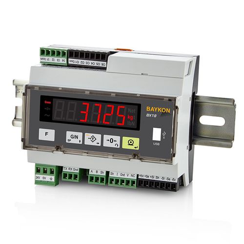 LED-Display-Wägeindikator - BX18 - BAYKON Industrial Weighing Systems - für DIN-Schiene / staubdicht / für raue Umgebungen