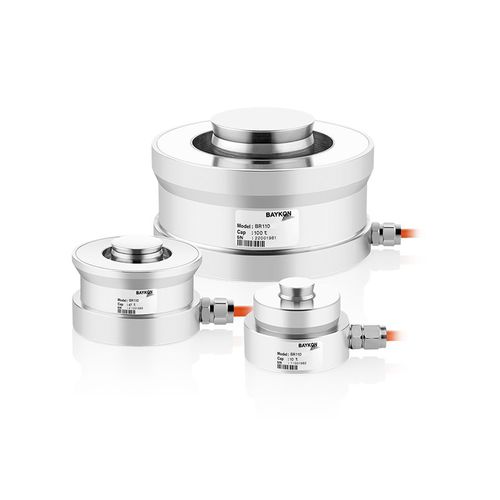 Druckkraft-Wägezelle - BR110 / BR110S / BR110HT - BAYKON Industrial Weighing Systems - Knopf / kapazitiv / für Trichter