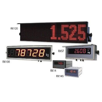 Fern-Wägeindikator - RX series Remote Displays - BAYKON Industrial Weighing Systems - LED-Display / einbaufähig / IP65