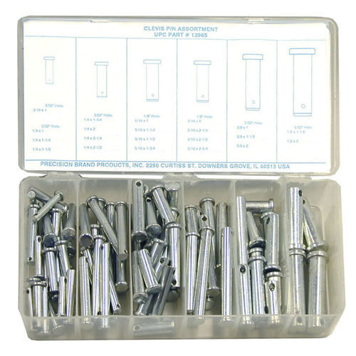Kohlenstoffstahl-Gabelkopfbolzen - 13965 - Precision Brand Products - mit Stiftloch