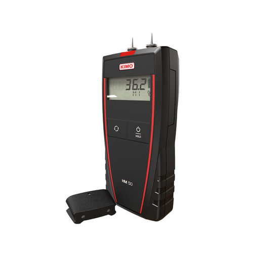 Messnadel-Feuchtigkeitsmessgerät - HM 50 - Sauermann - Baumaterial / mit Digitalanzeige / Handgerät