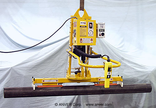 Vakuumheber für Steinplatten - ETL7.5M2-40FXMROC - ANVER Vacuum System Specialists - für Kanalisationen / pneumatisch / drehbar
