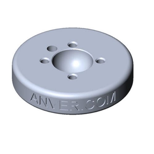Runder Vakuumsauger - FP28 - ANVER Vacuum System Specialists - Metall / Schaumstoff