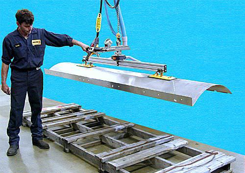 Vakuumheber für zylindrische Lasten - VBS-D2-Q - ANVER Vacuum System Specialists - horizontal / elektrisch