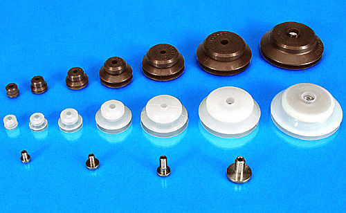 Balg-Saugnapf - C-BS series - ANVER Vacuum System Specialists - Nitril / Silikon / Polyurethan