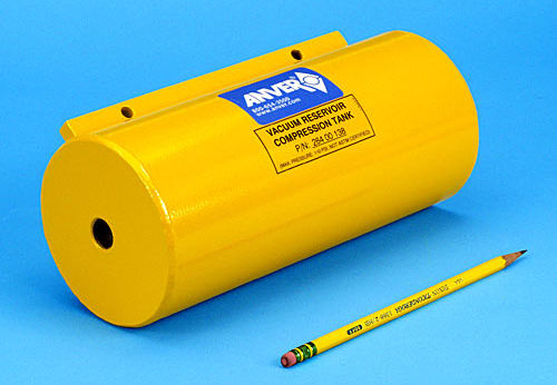 Vakuumbehälter - 28400138	 - ANVER Vacuum System Specialists - Dekorputz / Stahl / horizontal