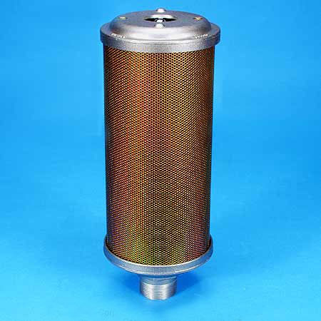 Auslass-Schalldämpfer - MU series - ANVER Vacuum System Specialists - für Vakuumpumpen / Aluminium / Stahl