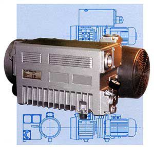 Drehschieber-Vakuumpumpe - AFM series - ANVER Vacuum System Specialists - geschmiert / 230 V AC / 460 V AC