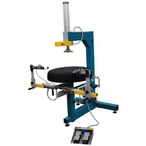Pneumatische Presse - PDK-2/PDS - REXEL - Form / für Polster / Drehtisch