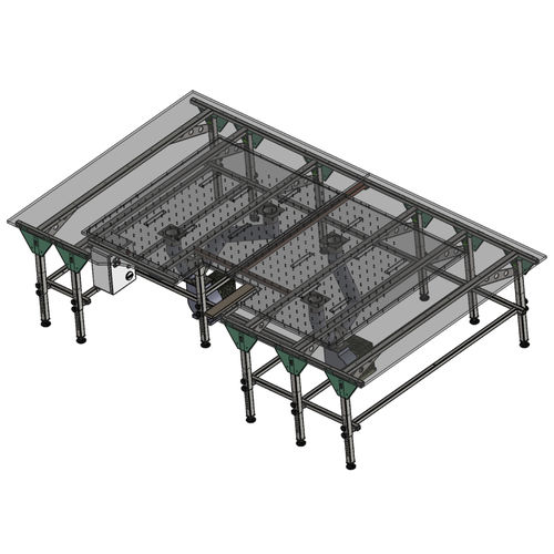 Nähmaschinen-Untergestell / Stahl - SK-3 AIRSEW - REXEL - einstellbar