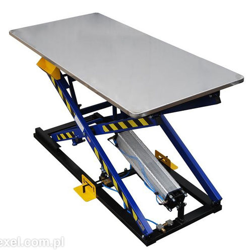 Scherenhubtisch - ST-3/B - REXEL - pedalbetrieben / pneumatisch / festinstalliert