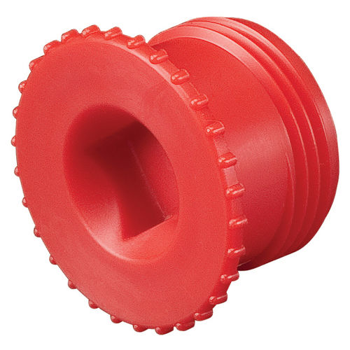 Vierkantstopfen - TPSD series - Caplugs - rund / Gewinde / Polypropylen
