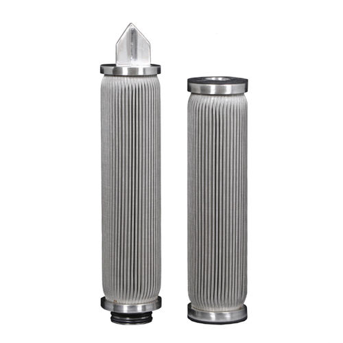 Filterpatrone für Chemikalien - Metal-Flow series - Filtrafine - für Feinfilterung / Edelstahl / plissiert