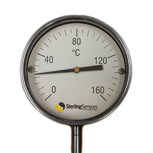 Fühler-Thermometer - V205 Series - Sterling Sensors - mit Zifferblatt-Anzeige / IP65 / Inline
