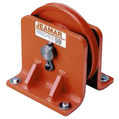 Einbau-Umlenkrolle - VB series - Jeamar Winches - Keilriemen / für Kabel / Stahl