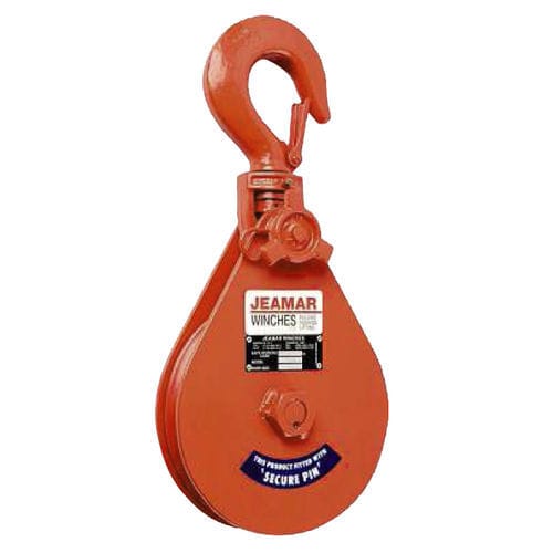 Keilriemen-Klappblock - SB/HB series - Jeamar Winches - Einbau / für Kabel / Stahl
