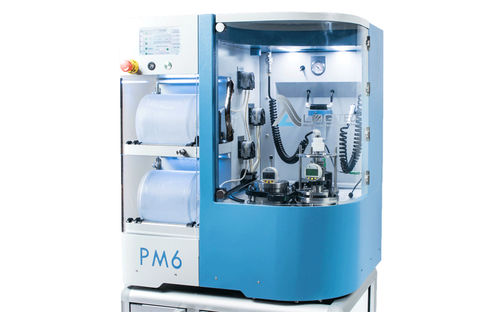 Silizium-Poliermaschine - PM6 - Logitech Limited - für Platten / für Halbleiter / Flachläpp