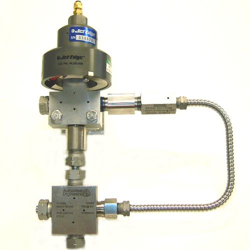 Pneumatisch gesteuertes Ventil - JET EDGE - Druckregel / für Wasser / für Wasserstrahlschneidmaschine