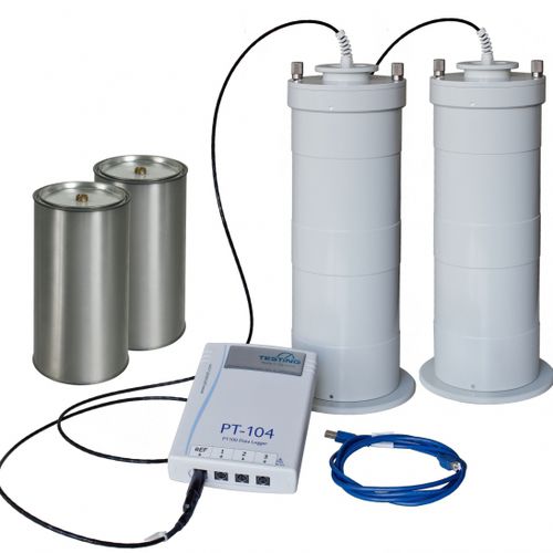 Langavant-Kalorimeter - 1.0283 - Testing Feuerherdt & Bluhm - adiabatisch