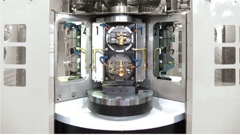 CNC-Bearbeitungszentrum / 5-Achs - TRI-CENTER - BUFFOLI TRANSFER - 4-Achs / horizontal / mit Rotationstisch